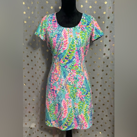 🦄 Catch the Wave Tammy Dress Lilly Pulitzer Medium EUC - Picture 1 of 15